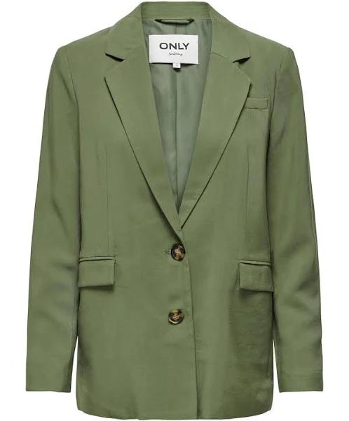 Only Lana Berry Oversize Blazer Green 38 Woman