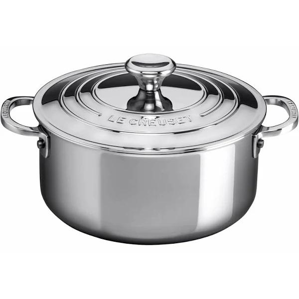 Le Creuset Signature Stainless Steel Casserole With Lid 20 cm