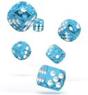 Oakie DOAKIE Dice D6 16 mm Speckled - Light Blue (12)