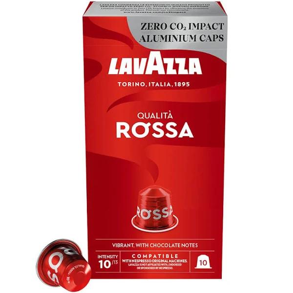 Lavazza Nespresso Compatible Coffee Capsule Rossa 10 Pack