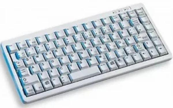 Cherry Wired USB Compact Keyboard, AZERTY, Grey, G84-4100LCAFR-0