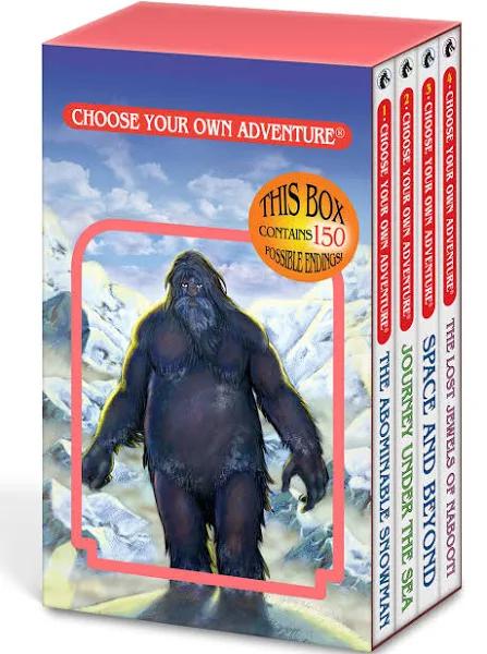 Choose Your Own Adventure 4-Book Set, Volume 1 - The Abominable Snowman/Journey Under The Sea/Space and Beyond/The Lost Jewels of Nabooti