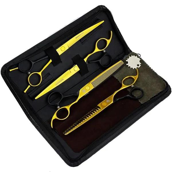 Goslash 7 Inch Pet Grooming Scissors Kit