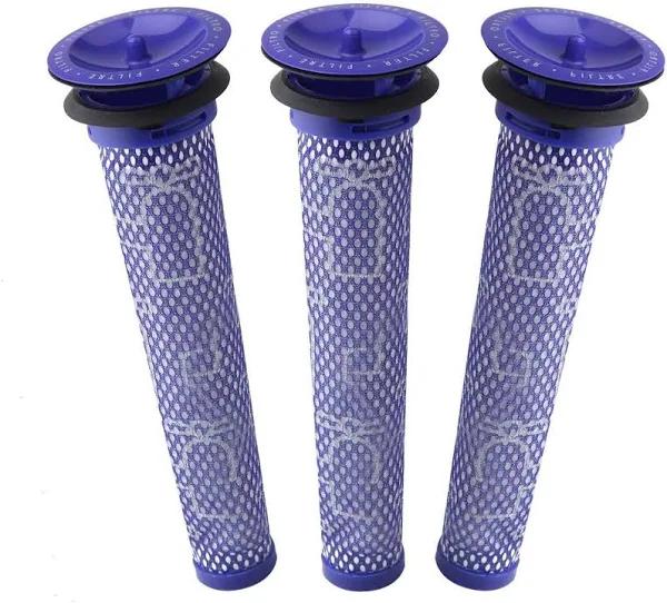 [3 Pack] Pre-filters For Dyson V6, V7, V8, DC58, DC59, DC61, Dc62 Stick Vacuum