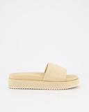 Itno Womens Mili Flatform Mule Neutrals Size 8 - Platypus | AfterPay Available