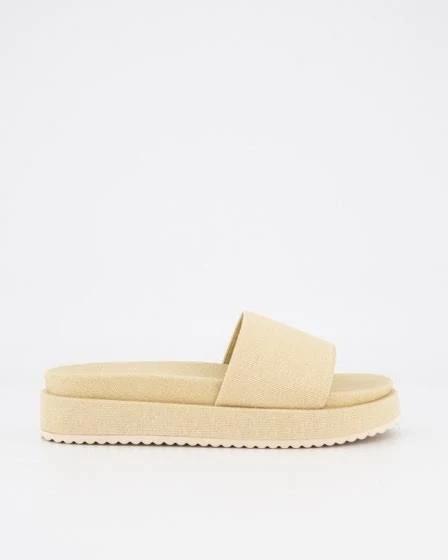 Itno Womens Mili Flatform Mule Neutrals Size 9 - Platypus | AfterPay Available