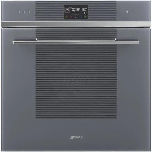 Smeg 60cm Linea Pyro/Steam40 Oven Silver SOPA6102S2PS