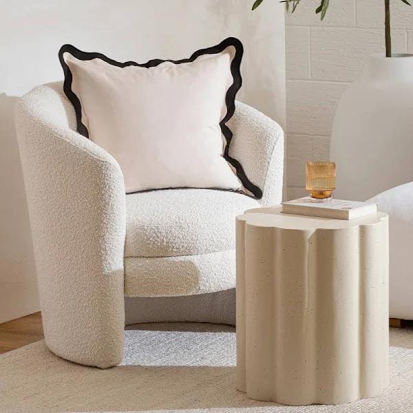 Muse Alaa Side Table Cream Standard Side Table