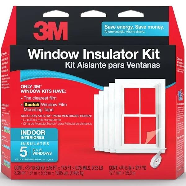 3M Indoor Window Insulator Kit, 5-Window | Bedding