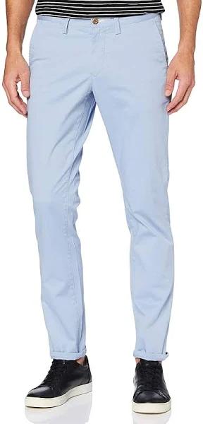 Gant - Men's Blue Chinos - Slim Twill Chinos - Size 30 at The Iconic