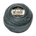 DMC Pearl Cotton Ball Size 8 87yd Dark Pewter Grey