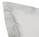 Algodon 300THC Cotton Percale European Pillowcase Silver