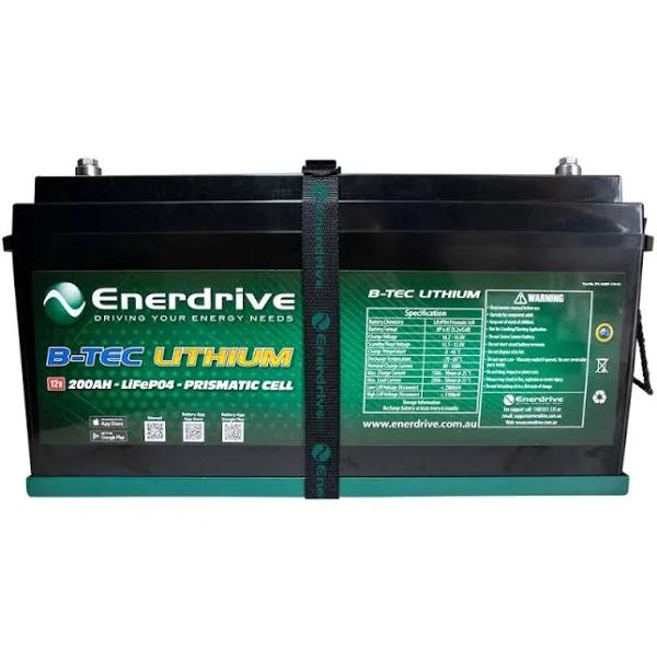 Enerdrive B-TEC 12V 200Ah G2 Lithium Battery