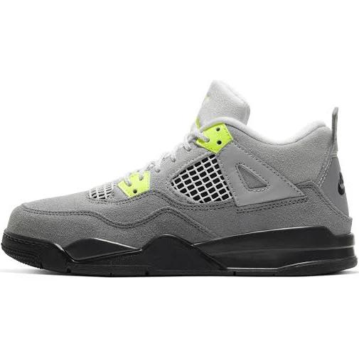 Air Jordan 4 Retro SE PS 'Neon' Shoes - Size 1Y