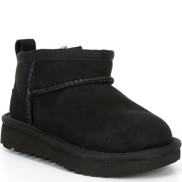 Ugg Toddler Classic Ultra Mini Black (Size 11)