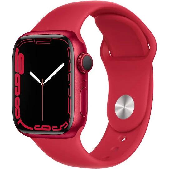 Apple Watch Series 7 Aluminum-Red-Good-41MM-GPS