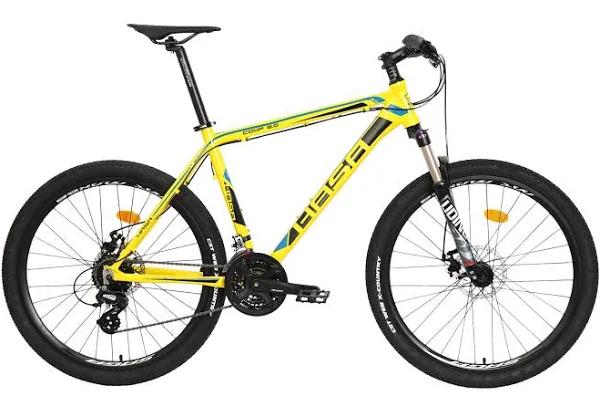 Hasa Comp 3.0D Pro Shimano 24 Speed Mountain Bike 26" - Frame Size 19" Yellow