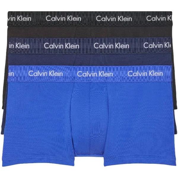 Calvin Klein Men's Cotton Stretch 3-Pack Low Rise Trunk