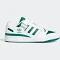 Adidas Forum Low Shoes White / Collegiate Green / White 10 - Men Basketball Trainers