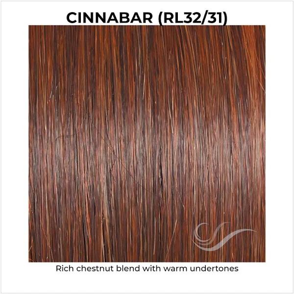 Raquel Welch On in 10 Synthetic Wig, RL32 31 Cinnabar