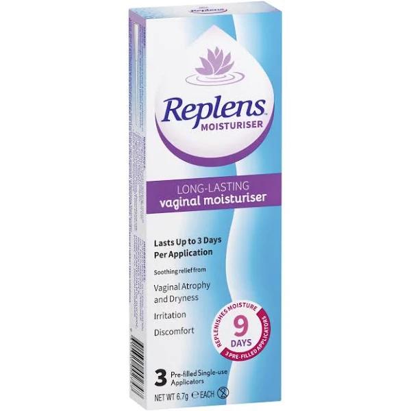 Replens Vaginal Moisturiser 3 Applicators