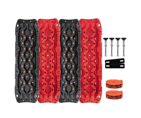 FIERYRED Recovery Tracks /w Mounting Pins 15T Board 4WD Sand Track Snow Mud 4x4