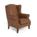 Classic Wing Leather Occasional Armchair Nut by Freedom