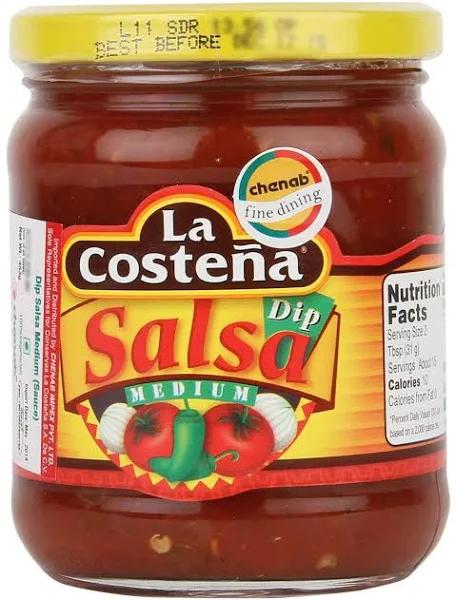 La Costena Medium Dip Salsa, 453 G