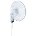 Mercator 40cm Ivan With Pull Cord White Wall Fan