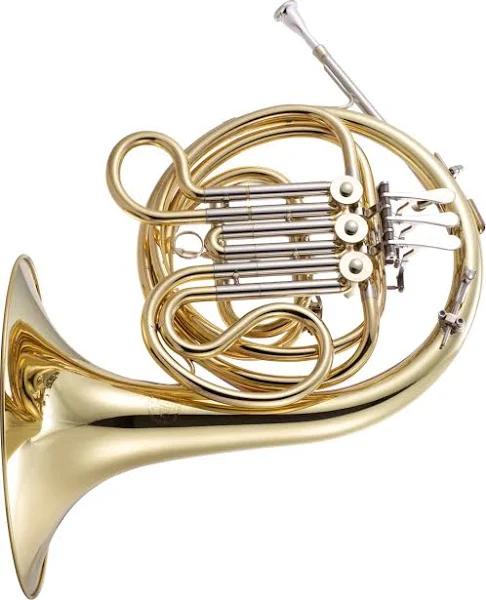 John Packer Single F French Horn - Gold Lacquer