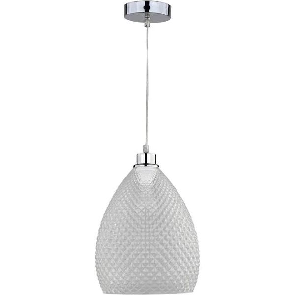 Luca Glass Pendant 23x31cm | Clear Glass | Lighting | Early Settler Furniture