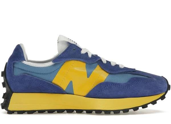 New Balance 327 Warped Essentials Marine Blue Yellow