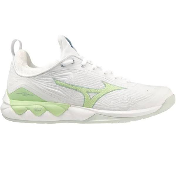 Mizuno Wave Luminous 2 Womens, 10 / White/Glacial Ridge/Patina Green 20