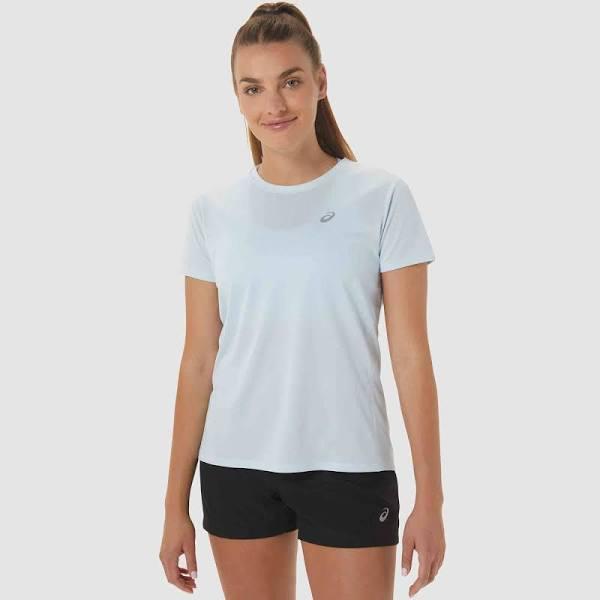 ASICS Women's Silver Short Sleeved Top - Sky XL