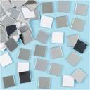 Mosaic Self-adhesive Mirror Tiles - Pack of 100