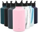 Simple Modern Water Bottle With Straw Lid Vacuum Insulated Stainless Steel Metal Thermos | Half Gallon Leak Proof Bpa-free Flask For Sports | Summit