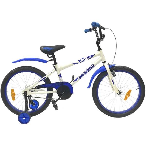 Supermax Alvas 20 Inch Boy Bike With Training Wheel Blue