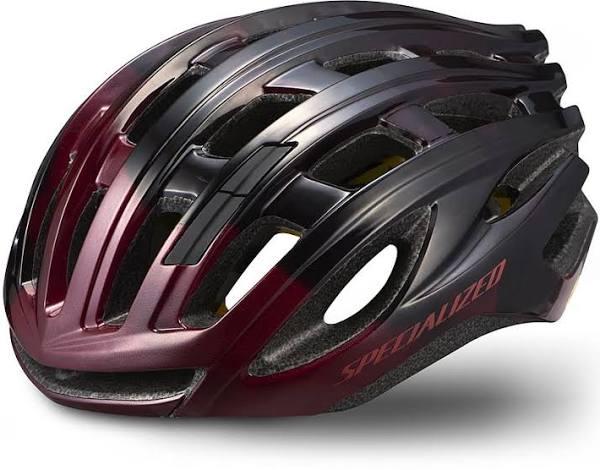 Specialized Propero 3 Bicycle Helmet in Gloss Maroon/Gloss Black, Helmets Bike Gear, Size Large