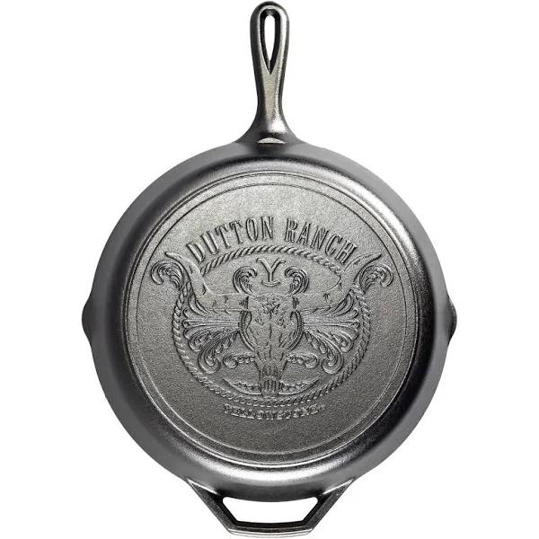 Lodge Yellowstone Cast Iron Steer Skillet 30cm