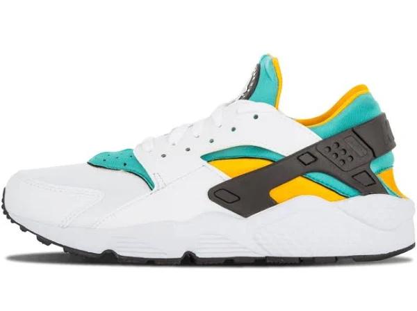 Nike Air Huarache White Turquoise Gold