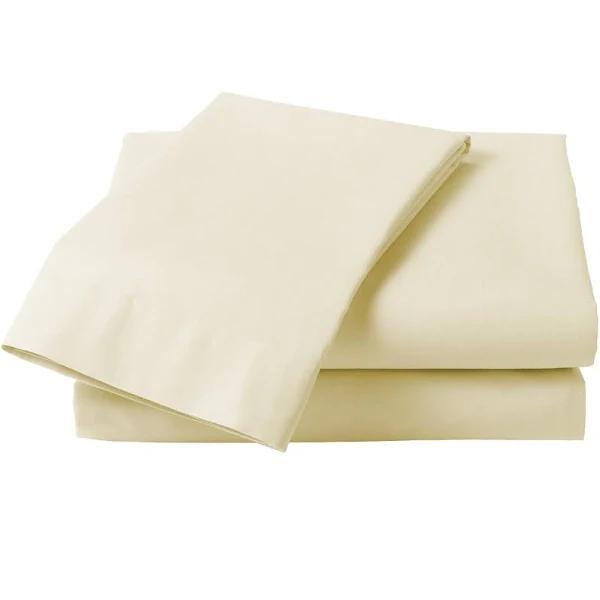 Jenny Mclean Abrazo Flannelette 175GSM Premium Cotton Combo Set Queen Ivory