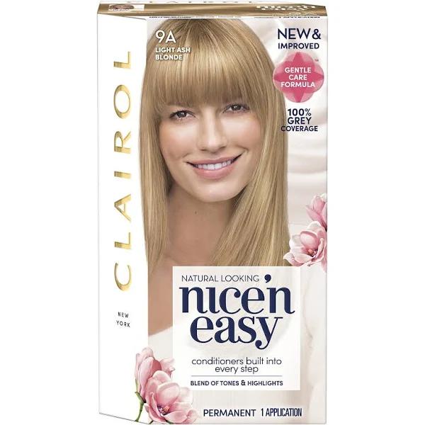 Clairol Nice' N Easy Permanent Hair Dye 9A Light Ash Blonde