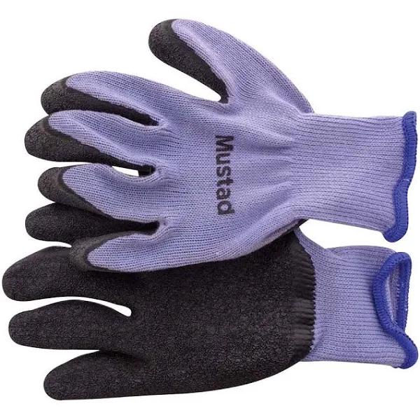 Mustad Rubber Coated Fishing Gloves