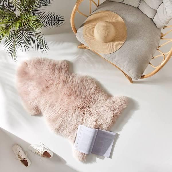 Adairs Sheepskin Single Blush