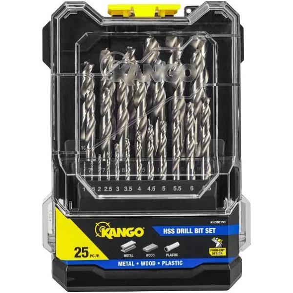 Kango 25 Piece HSS Drill Bit Set