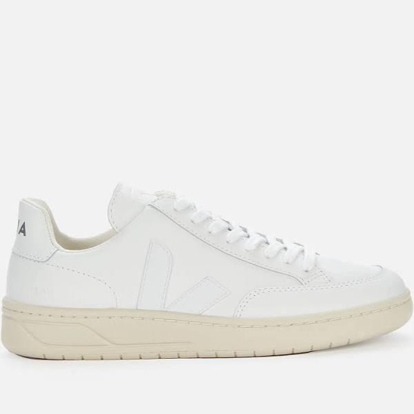 Veja White V-12 Sneakers