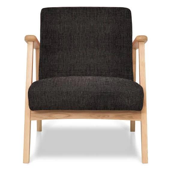 Den Fabric Armchair Licorice by Freedom