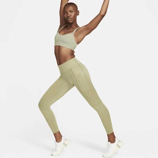 Nike Running Go Tights - Neutral Olive/Black - M