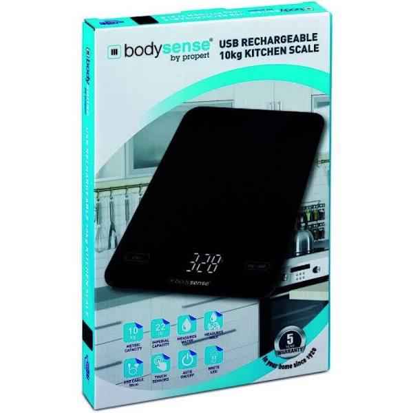 Propert Bodysense USB Rechargeable Kitchen Scale 10kg Capacity