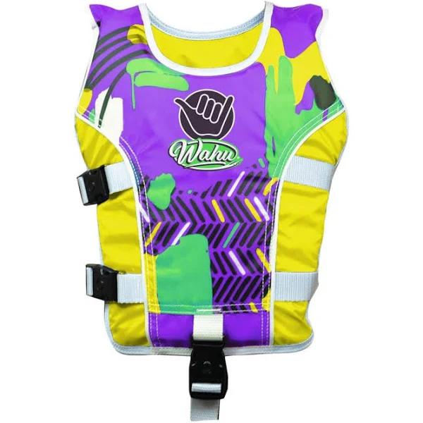 Wahu Swim/Life Vest/Jacket Child Medium PUR/Yellow 20-30kg 4-5Y Swimming/Water